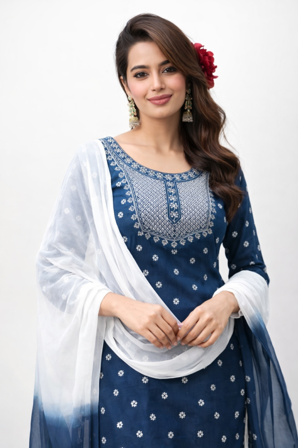 Elegant Embroidered Suit Set for Women